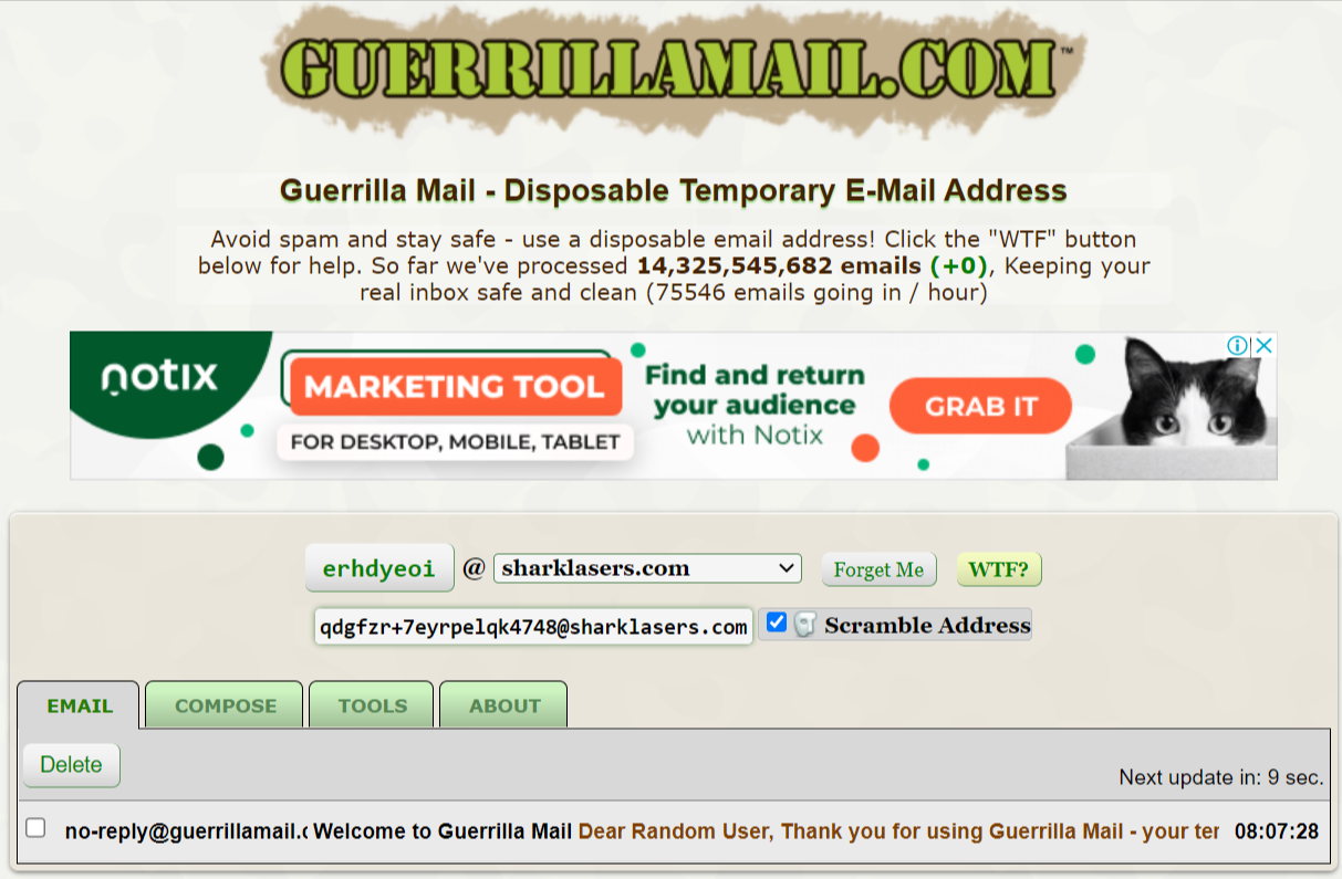 Guerrilla-Mail-Disposable-Temporary-E-Mail-Address
